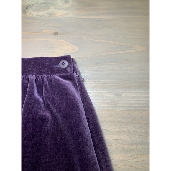 Vintage NWT JAEGER Purple Midi Skirt Size 8 (UK) Velvet Lined Below Knee - Picture 3 of 13